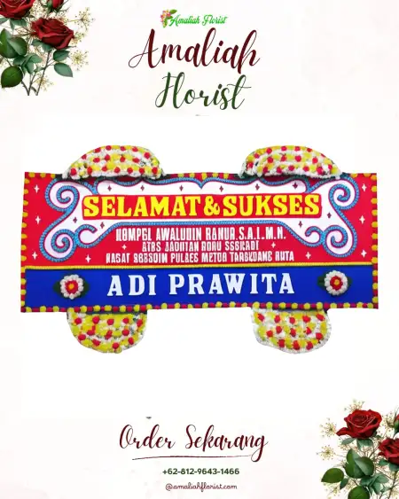 Papan Bunga Ucapan Selamat purwaharja